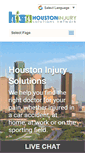 Mobile Screenshot of houstoninjurysolutions.com